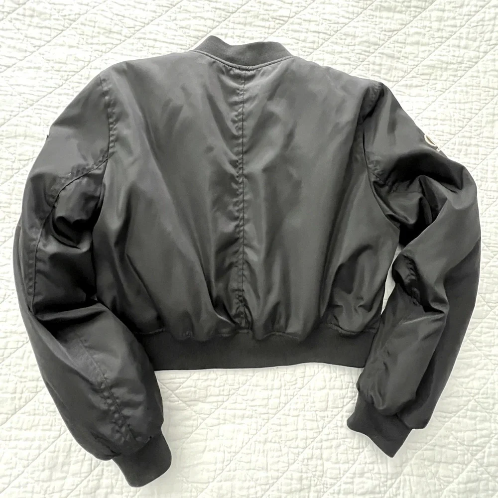 Stylish Bomber Jacket with Gold Finishes - Picture 2 of 12